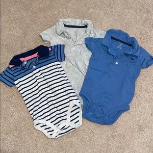 3 Polo Onesies